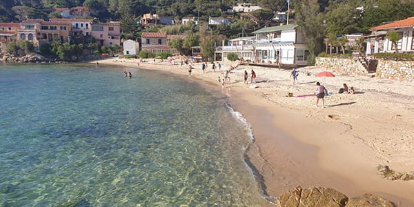 La spiaggia di sabbia di Scaglieri