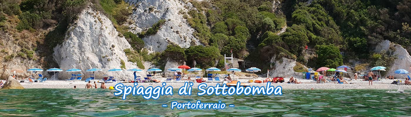 Spiaggia di Sottobomba all'Isola d'Elba Spiaggia di Sottobomba Portoferraio Isola d'Elba